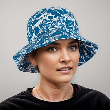 Květovaný bucket hat 245752HH jeans 56