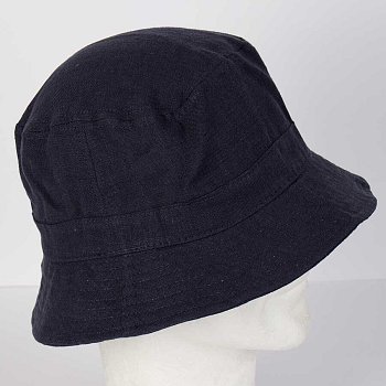 Lněný bucket hat 206400HH navy 56