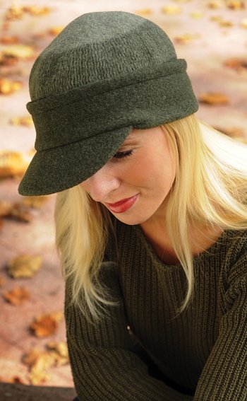 Olgesani wool hat green