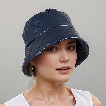 Zimní klobouk Bucket hat 242282HH modrá 58